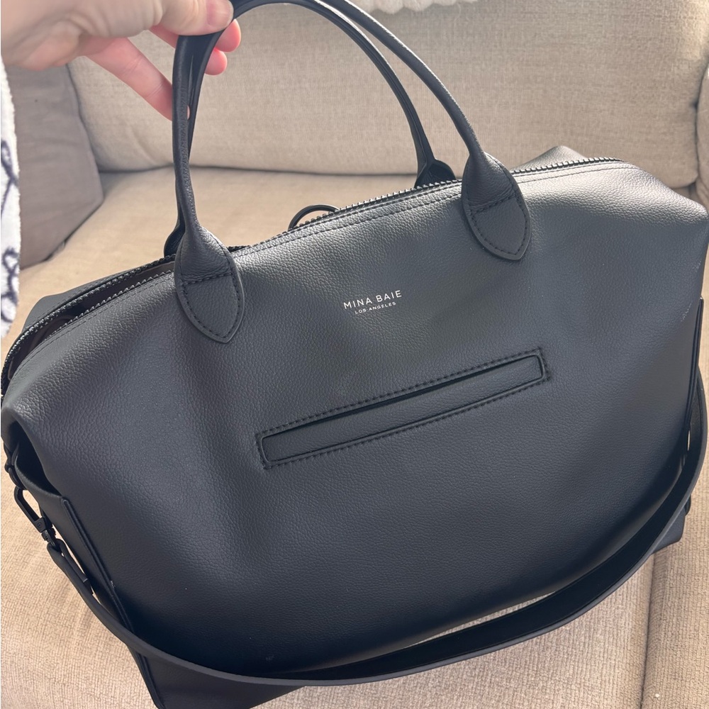 Mina Baie Black Baby Bag